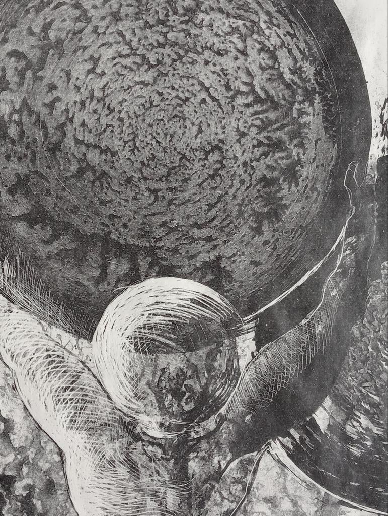 Lithografie 1966 gesigneerd, Antiek en Kunst, Kunst | Litho's en Zeefdrukken, Ophalen of Verzenden