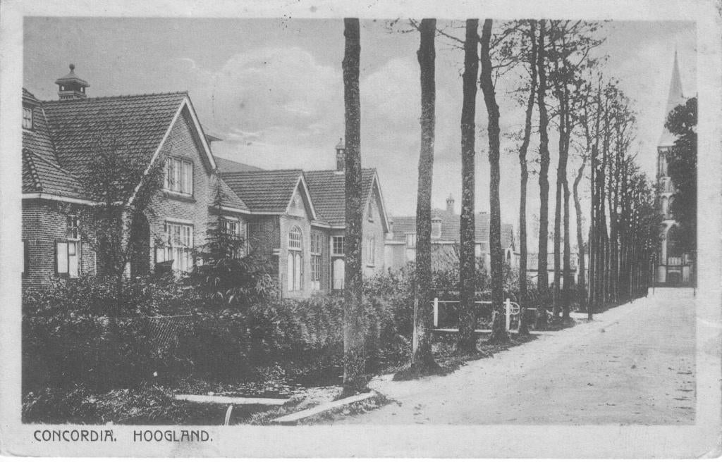 Hoogland Concordia, Verzenden, 1920 tot 1940, Gelopen, Utrecht