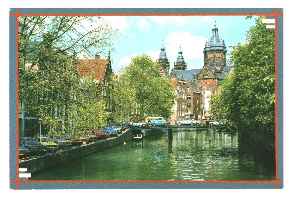 988221 Amsterdam _Gelopen met mooie zegel Draaiorgel, Ophalen of Verzenden, 1980 tot heden, Gelopen, Noord-Holland