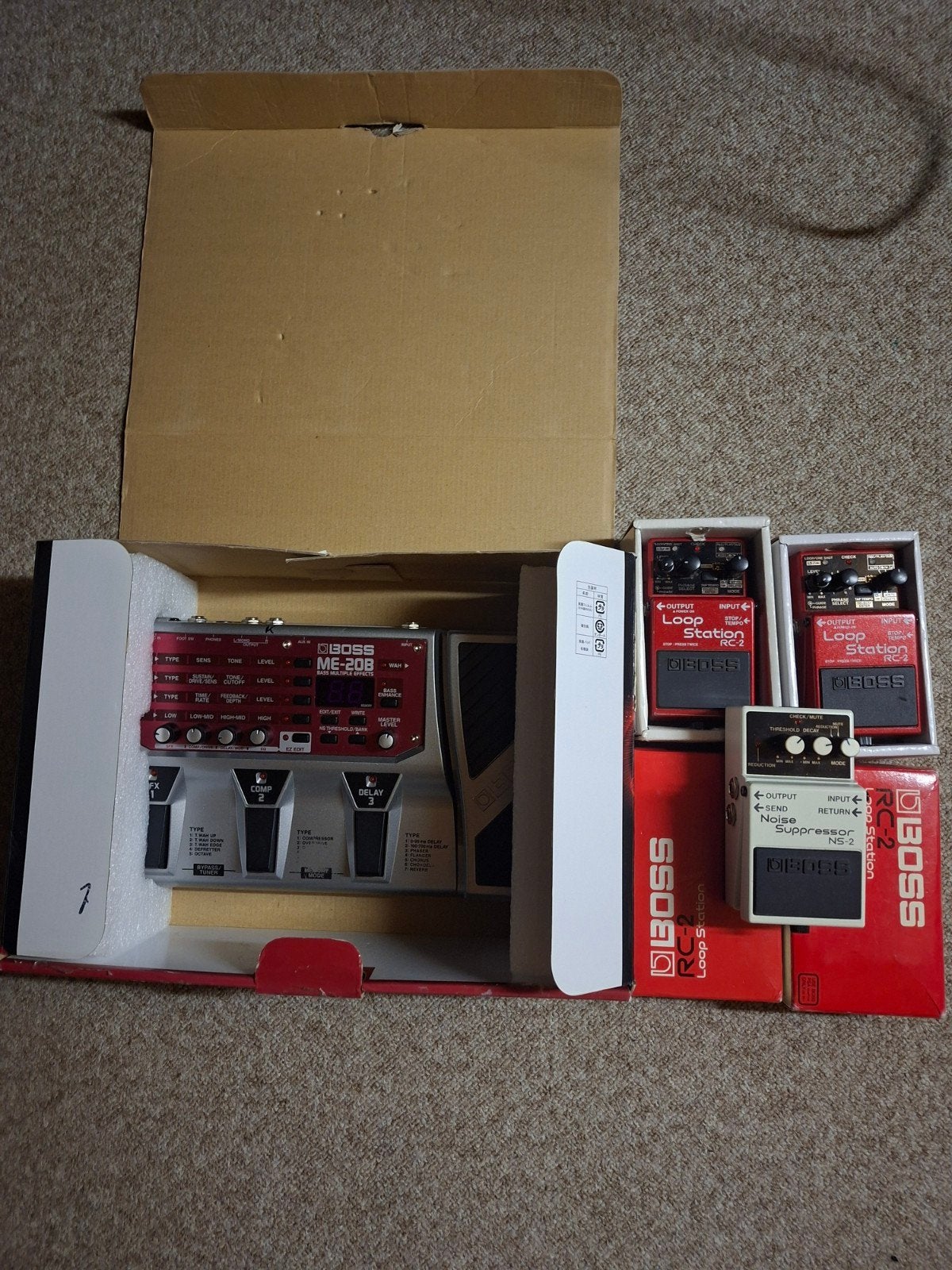 Boss RC-2, NS-2, ME-20B, Ophalen of Verzenden, Gebruikt, Overige typen