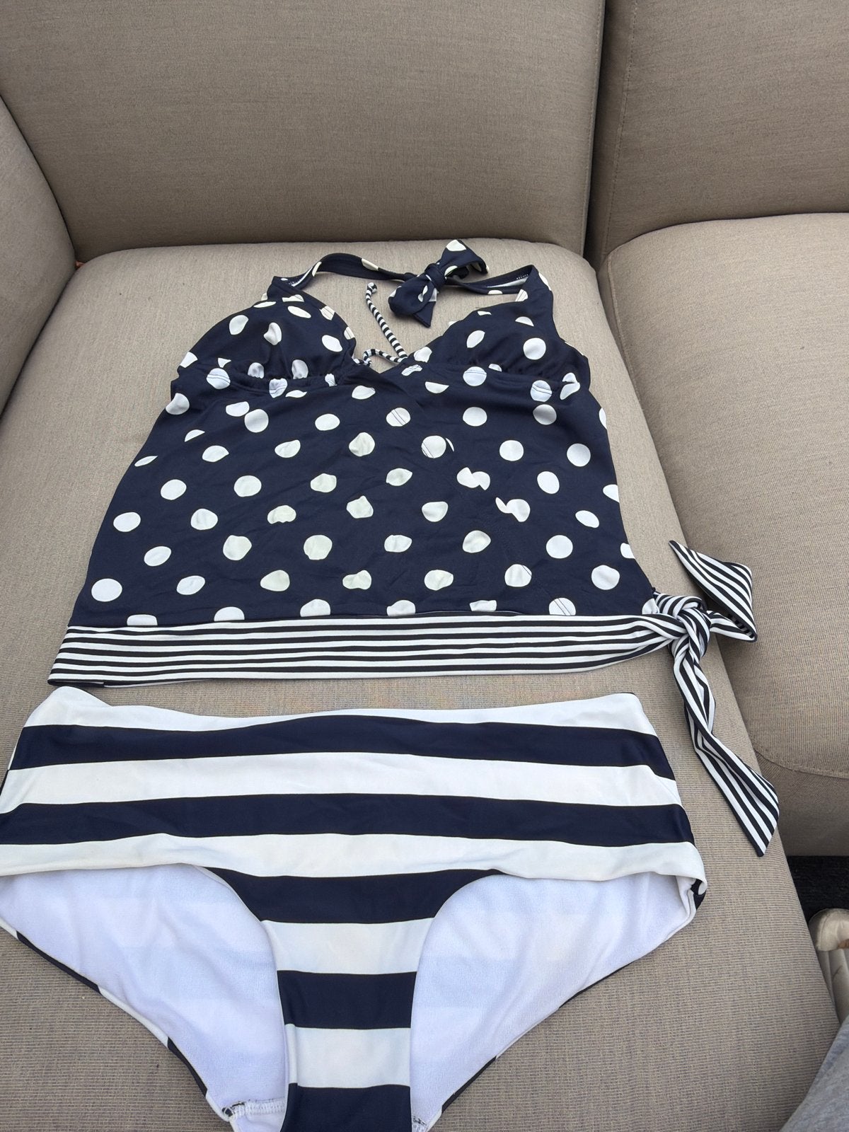 Tankini zwangerschap LASCANA  maat s/m, Kleding | Dames, Badmode en Zwemkleding, Ophalen of Verzenden, Gedragen, Blauw, Overige typen