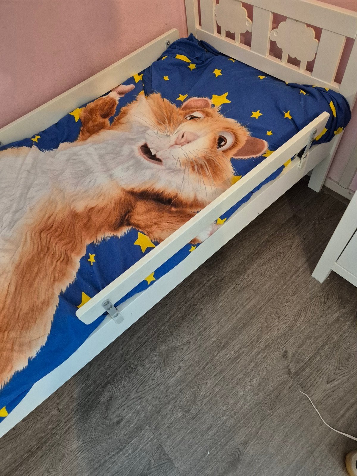 Fijn kinderbed incl matras,lattenbodem, hekjes!, Gebruikt, 70 tot 85 cm, 140 tot 160 cm, Ophalen