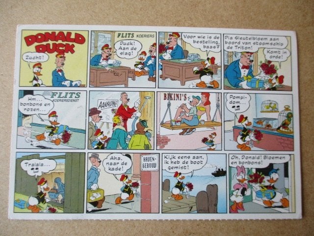 adv10175 donald duck ansichtkaart 3, Ophalen, Donald Duck, Gebruikt, Overige typen