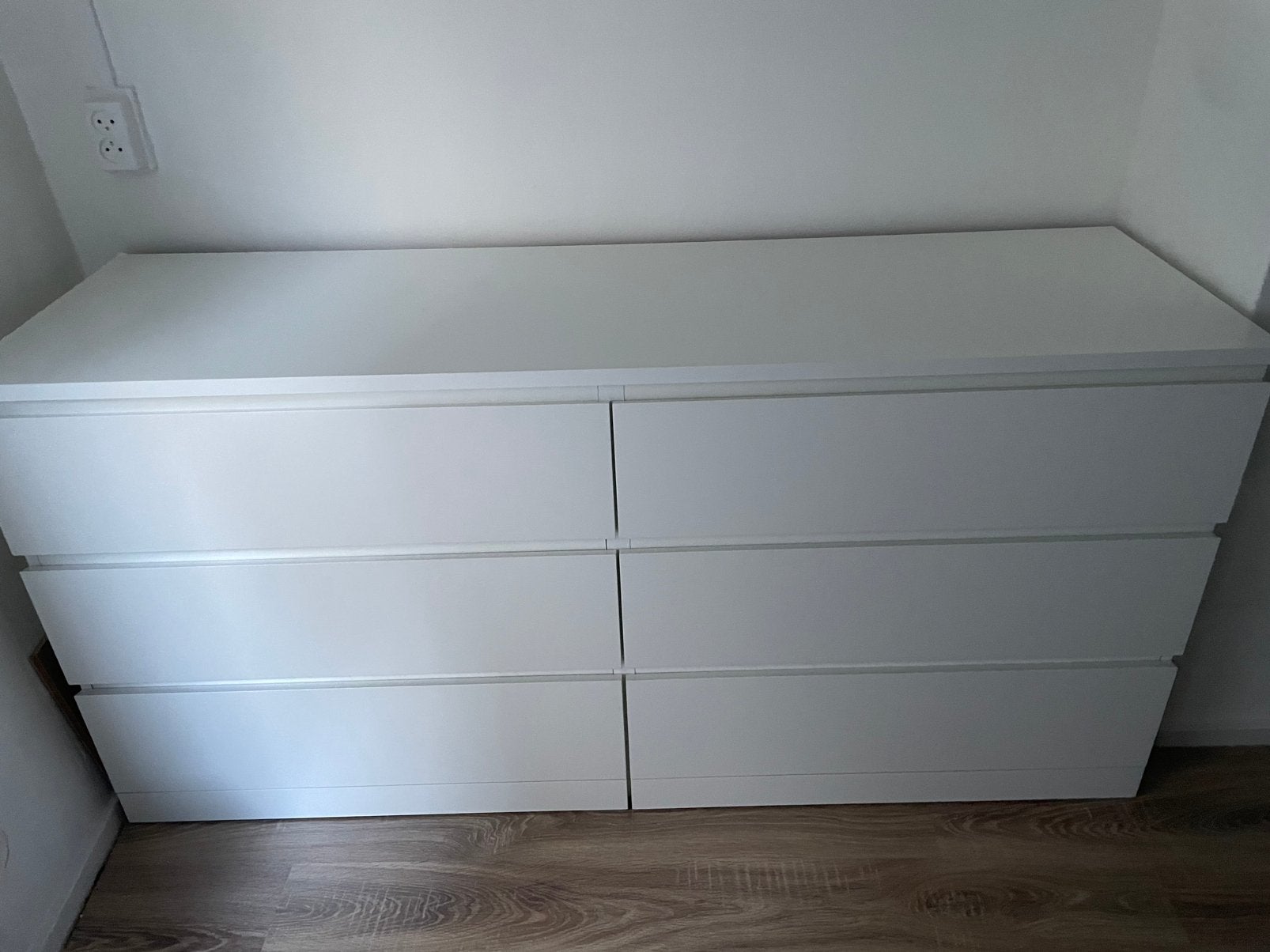 IKEA Malm ladekast 6 lades 160x78x48cm, Huis en Inrichting, Ophalen, 50 tot 100 cm, Zo goed als nieuw, 3 of 4 laden