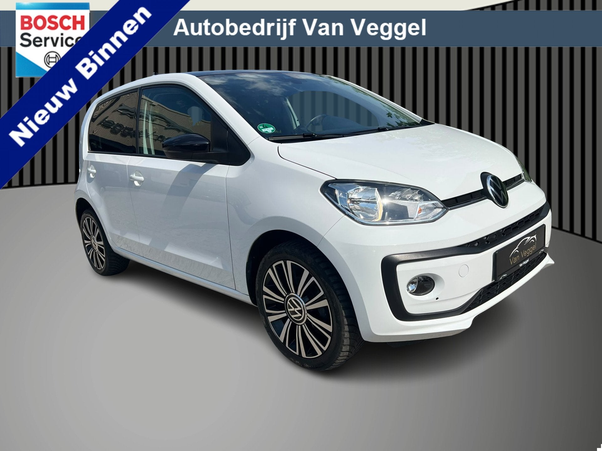 Volkswagen up! 1.0 airco, stoelverw, multistuur (bj 2022), Auto's, Voorwielaandrijving, Stof, Gebruikt, 4 stoelen