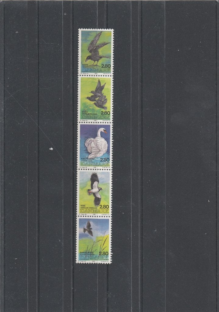 DENEMARKEN STROOK VOGELS, Verzenden, Denemarken, Postfris
