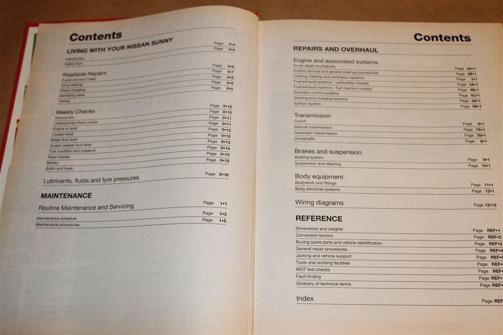 Haynes Werkplaatshandboek Nissan Sunny [1991-1995] ENG, Verzenden