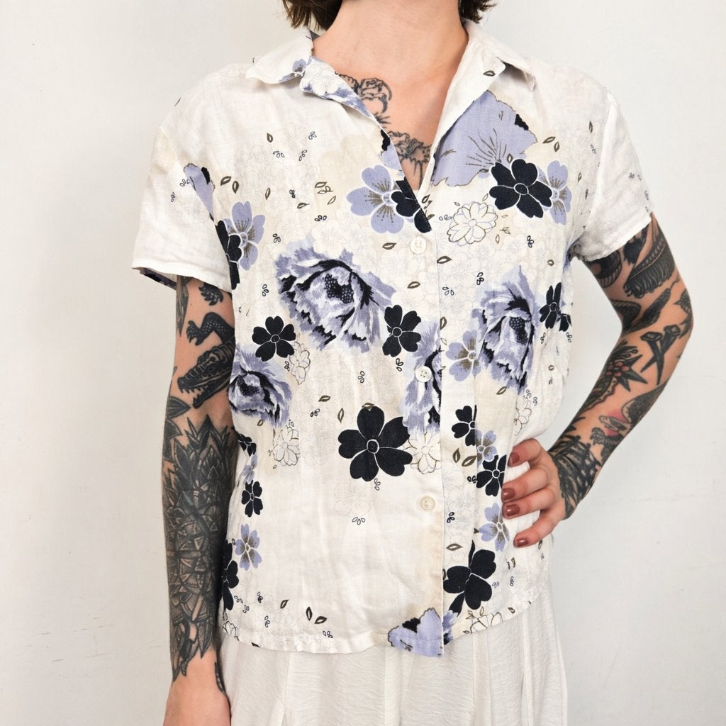 Marco Pecci Witte Blouse Dames EU 42 / XL, Kleding | Dames, Blouses en Tunieken, Zo goed als nieuw, Maat 42/44 (L), Wit, Ophalen of Verzenden