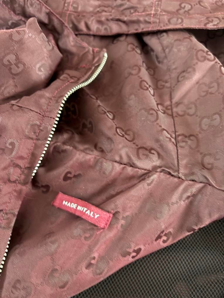Gucci jas, maat XL (valt als L), Ophalen of Verzenden, Zo goed als nieuw, Maat 56/58 (XL), Bruin