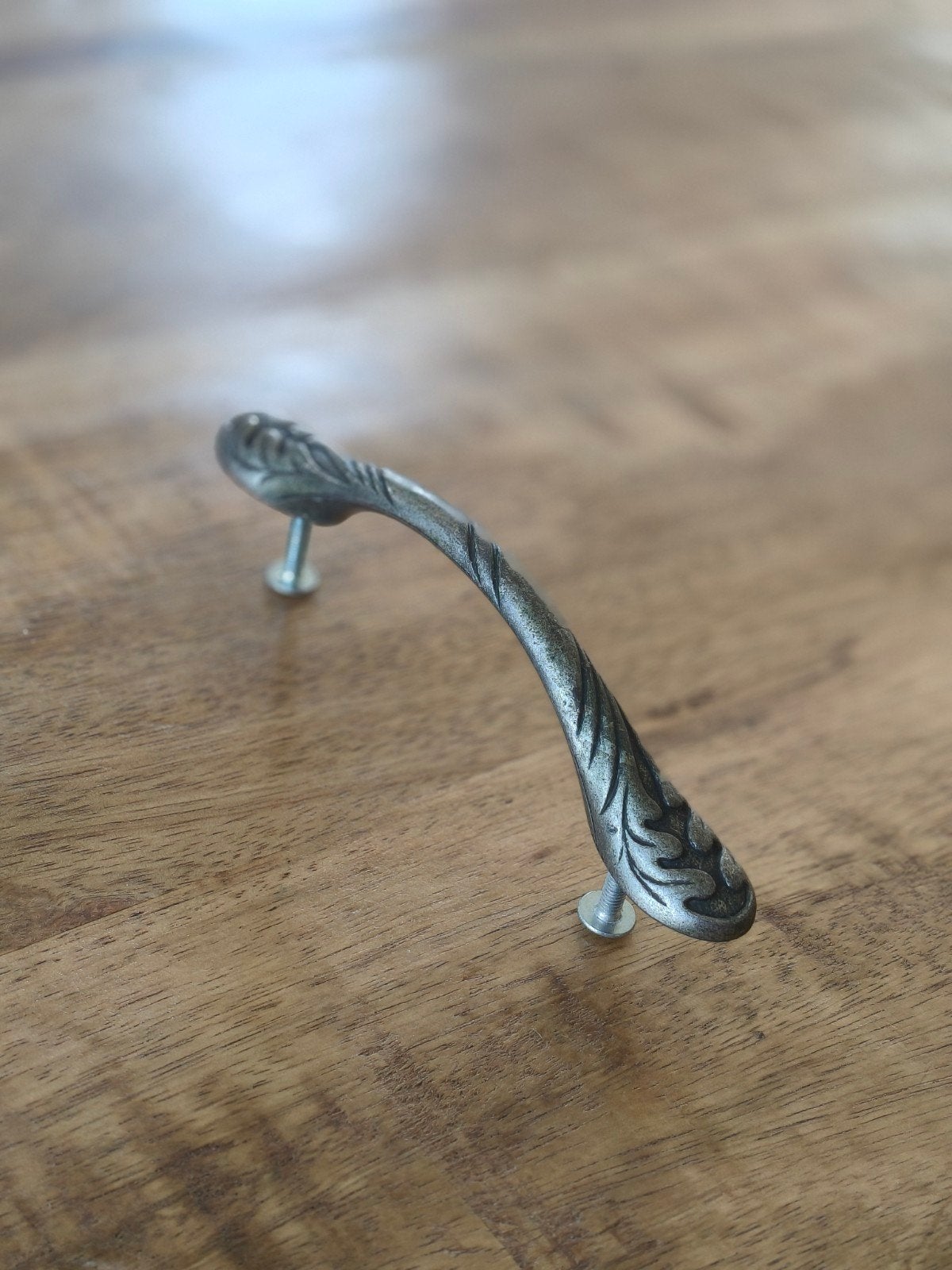 21 Brocante Keukenkast Greepjes met Schroefjes - 9,6 cm, Ophalen of Verzenden, Zo goed als nieuw