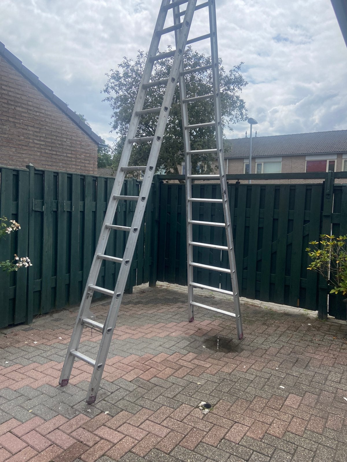 Altrex reformladder 2x14 sporten., Ophalen of Verzenden, Zo goed als nieuw