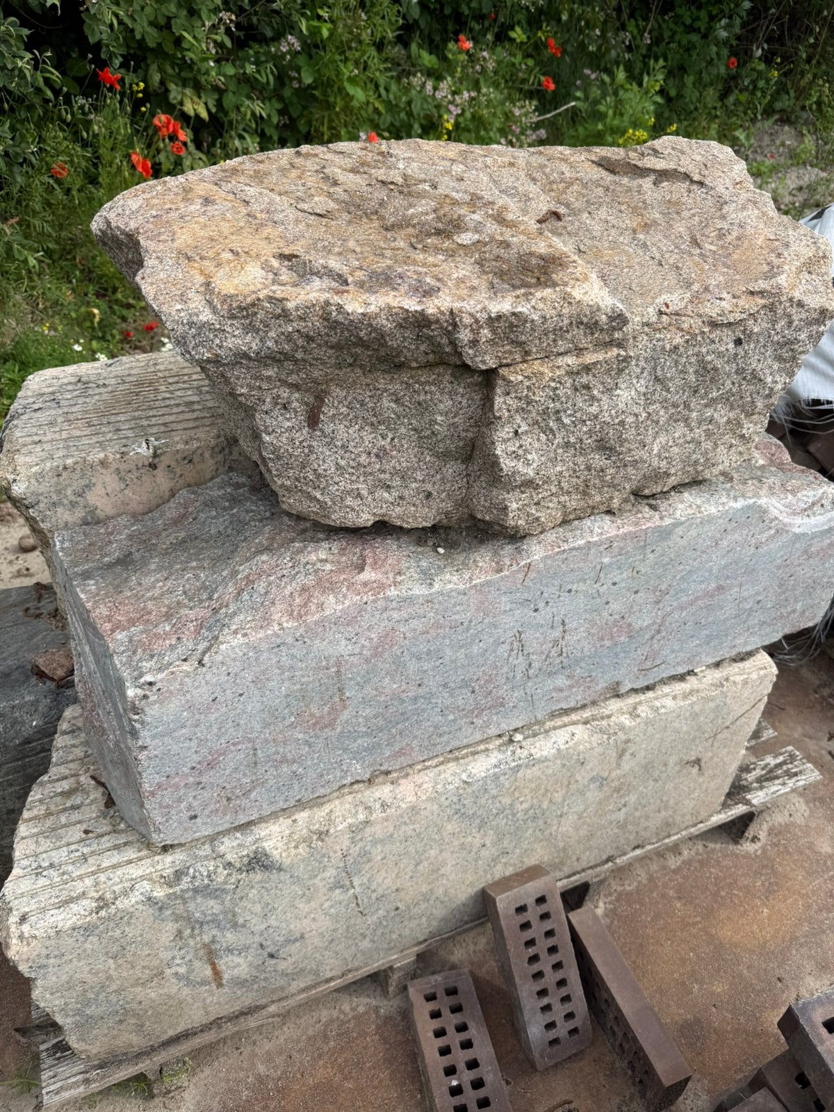 Sierrotsen - natuurstenen blokken, Tuin en Terras, Ophalen of Verzenden, Gebruikt, Multi, Kei