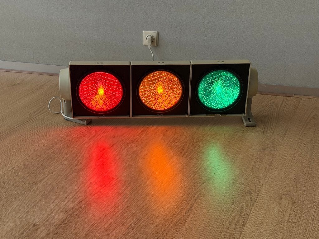 Verkeerslichten, Ophalen, Gebruikt, Licht