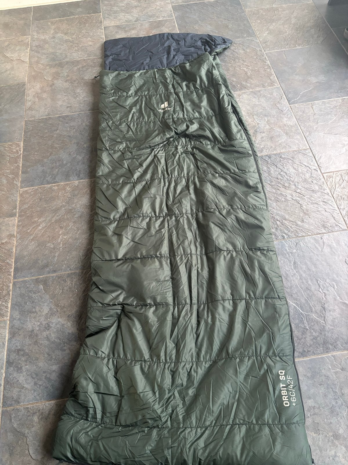 Deuter Orbit SQ +6C Slaapzak - Groen, Ophalen of Verzenden, Nieuw