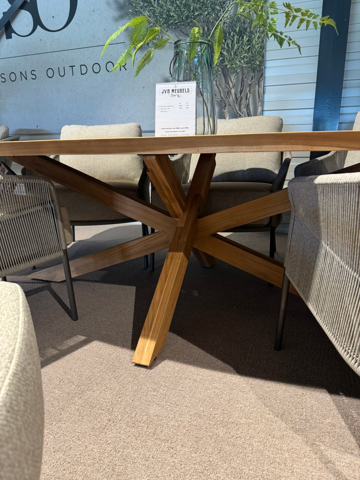 Florence low dining set 4 Seasons outdoor by taste, Ophalen of Verzenden, Nieuw
