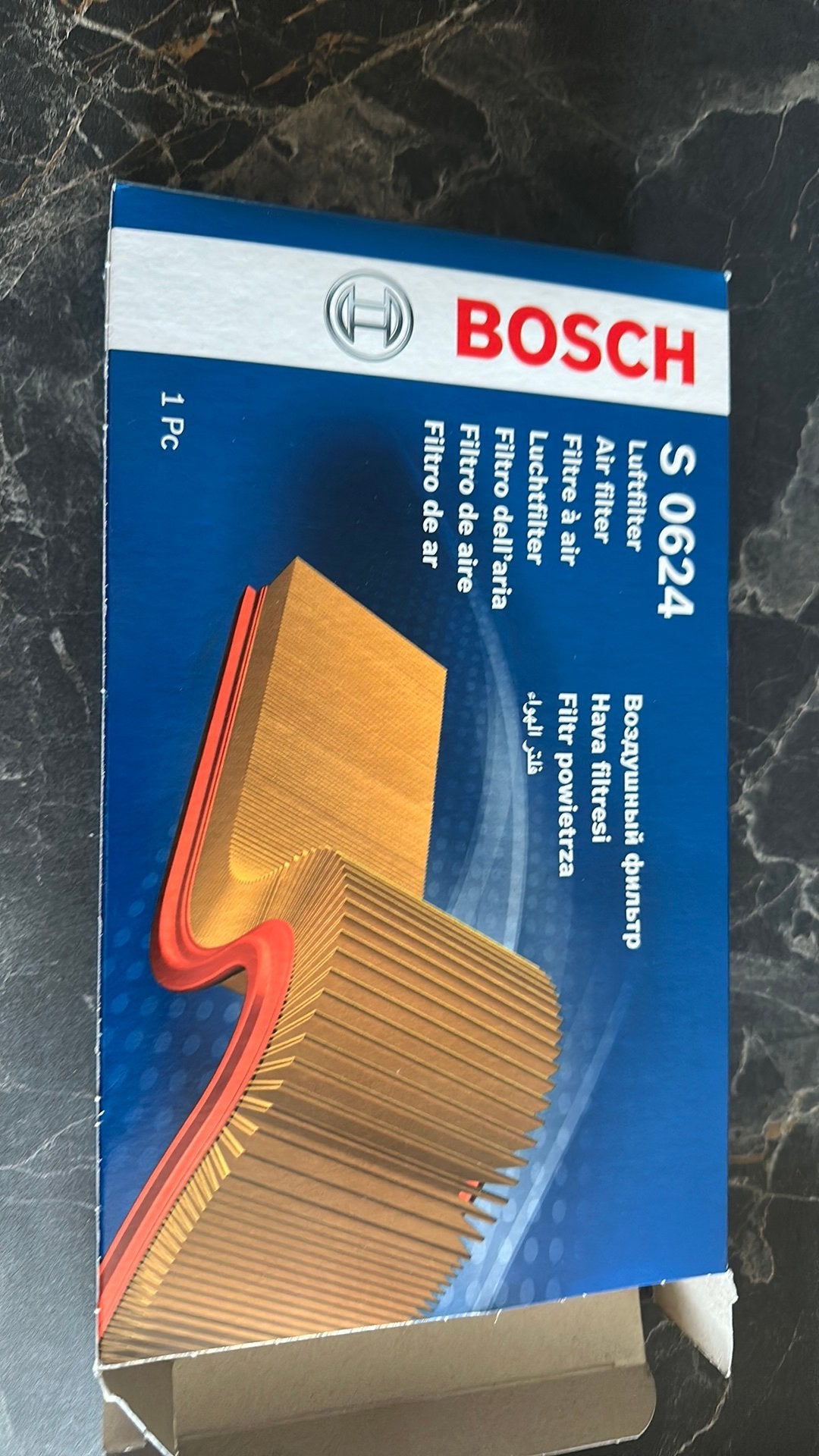Bosch lucht filter auto, Ophalen of Verzenden, Nieuw