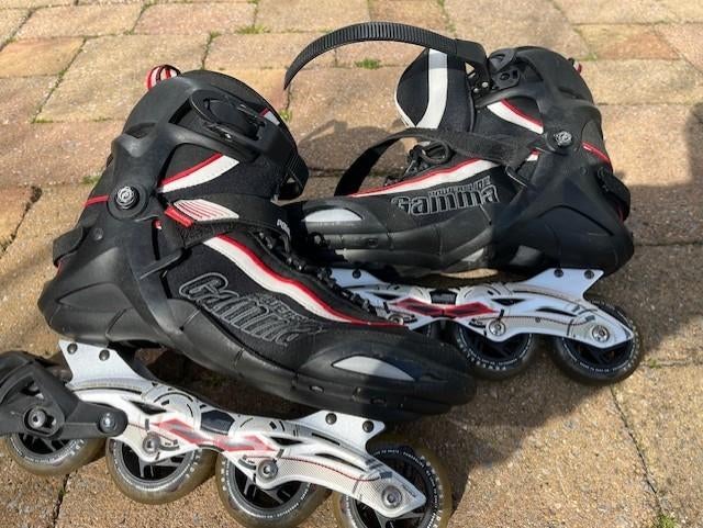 Inline skates, powerslide gamma, Ophalen, Gebruikt, Heren, Inline skates 4 wielen