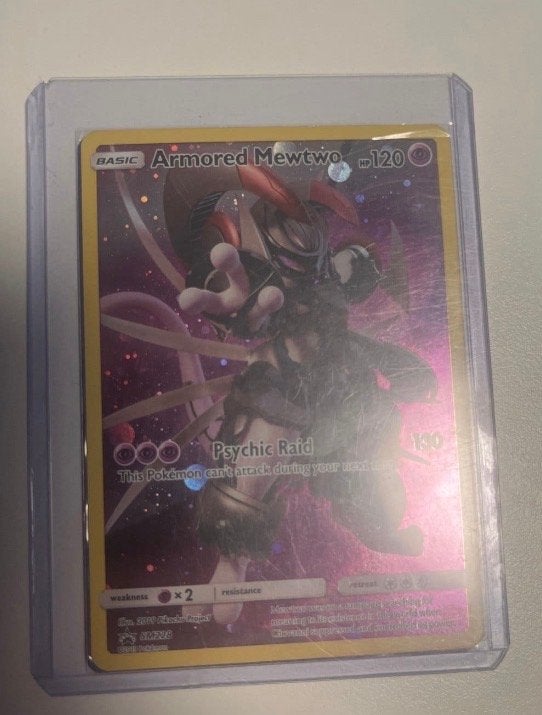 Graag traden Armored Mewtwo promo Sun & Moon 228, Verzenden, Nieuw, Losse kaart, Foil
