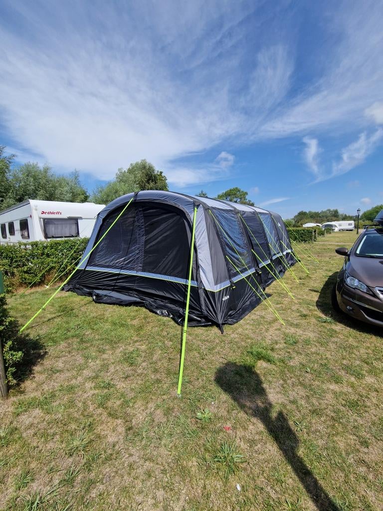 Obelink Hudson 6 Poly Easy Air CoolDark tunneltent, Caravans en Kamperen, Ophalen, Zo goed als nieuw, Tot en met 6