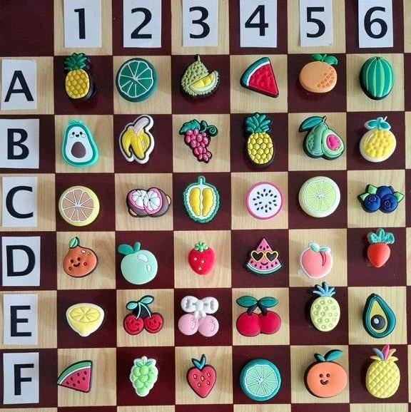20: Fruit Schoenbedels Charms voor de Crocs, Overige thema's, Meerkleurig, Ophalen of Verzenden, Zo goed als nieuw