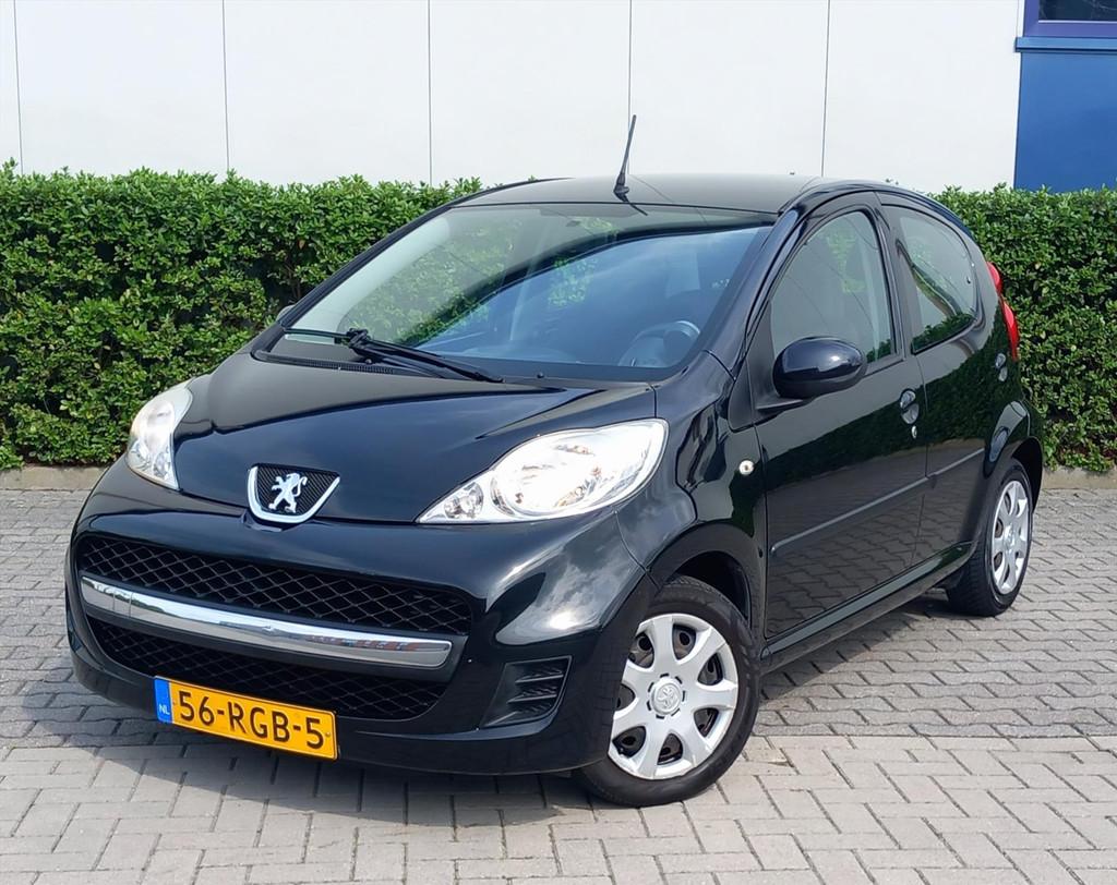 PEUGEOT 107 1.0 12V 68PK 5D XS SPORT AIRCO, Voorwielaandrijving, Euro 5, Gebruikt, Zwart