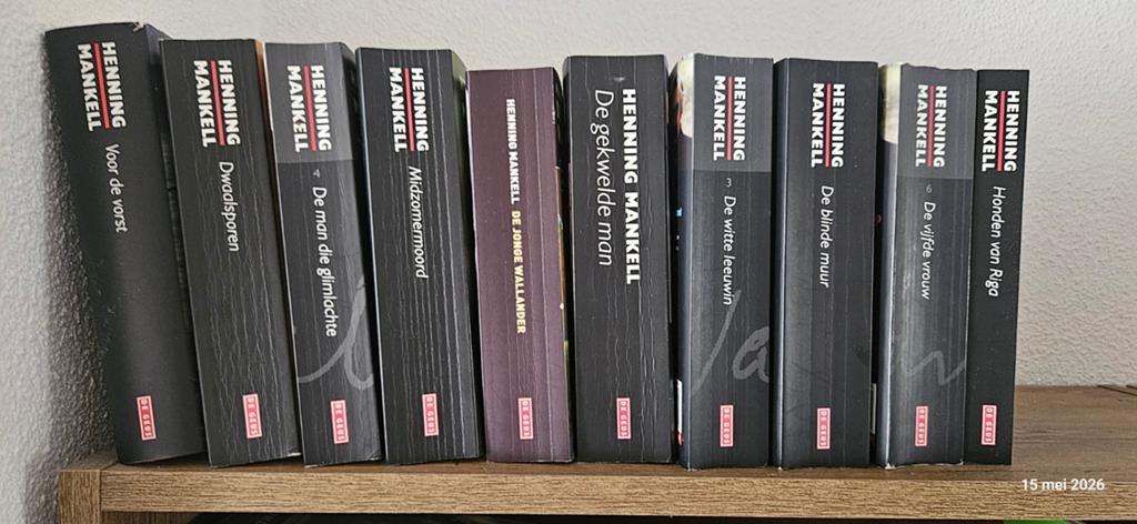 Henning Mankell Wallander Serie - 10 Boeken, Ophalen of Verzenden, Gelezen, Henning Mankell