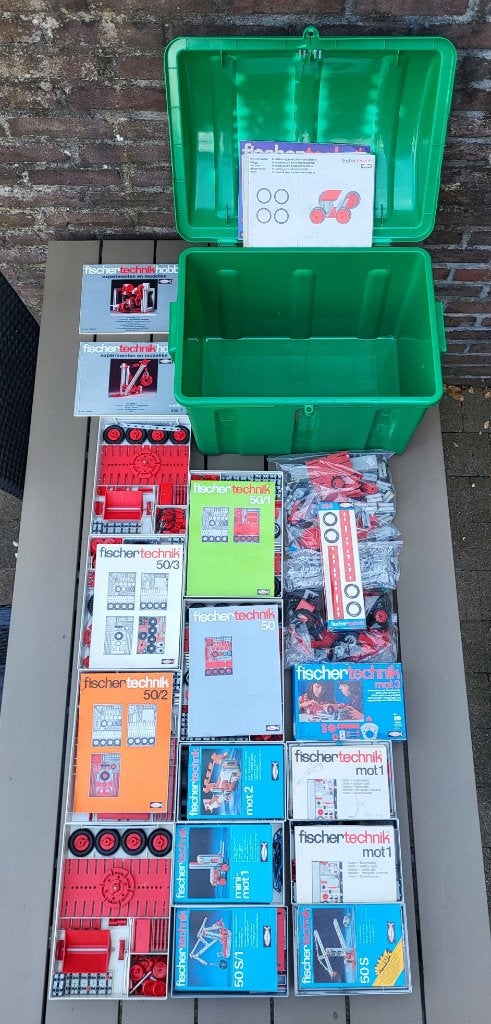 Vintage Fisher Technik, jaren 80, Ophalen, Zo goed als nieuw, Groter dan 1:32
