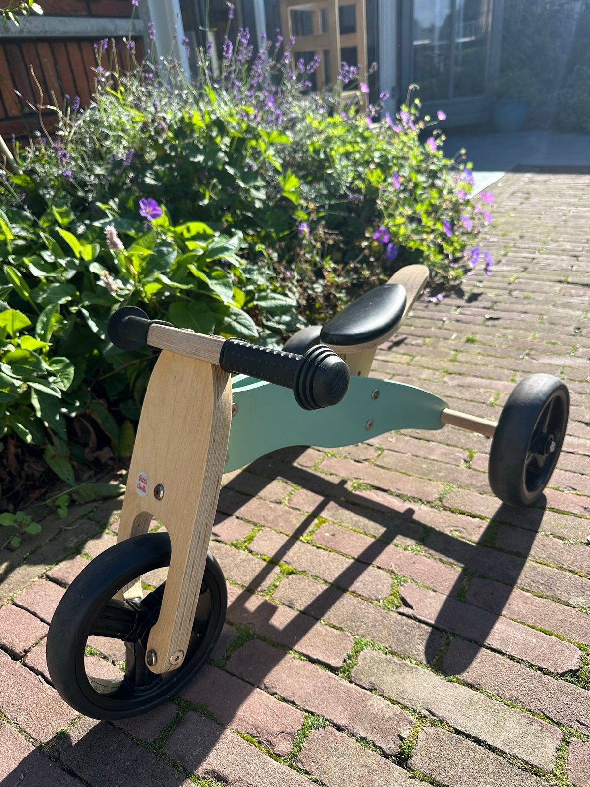 Petite Amelie Houten Loopfiets - Mintgroen, Ophalen of Verzenden, Zo goed als nieuw, Loopfiets