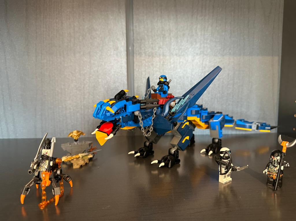 Lego Ninjago Stormbringer draak 70652, Ophalen of Verzenden, Zo goed als nieuw