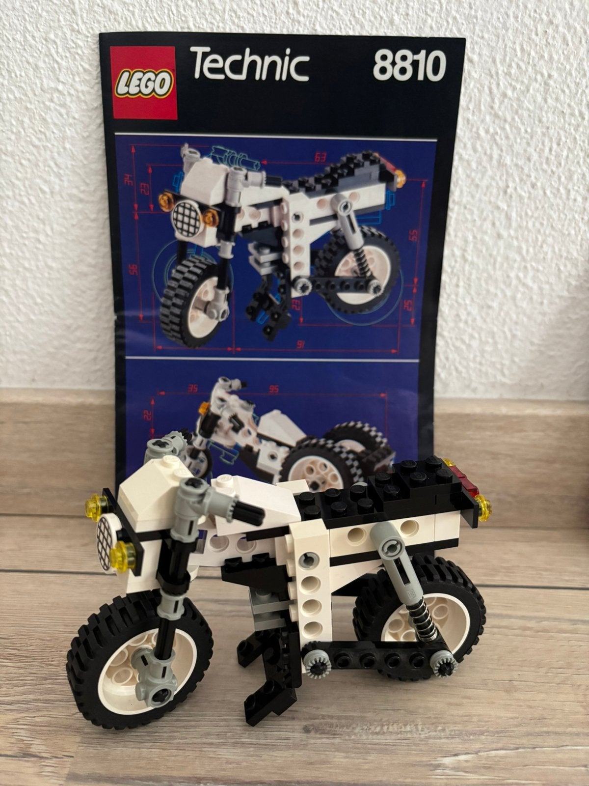 Lego 8810 Cafe Racer Motor Technisch (2 stuks beschikbaar), Gebruikt, Lego, Compleet, Ophalen of Verzenden
