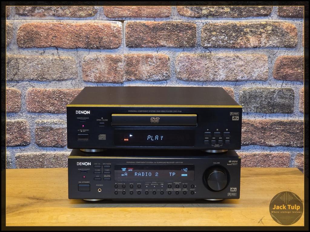 Denon AVR-F100 + DVD-F100 Set (26201010339), Audio, Tv en Foto, Stereo-sets, ., Denon, Ophalen of Verzenden, Zo goed als nieuw