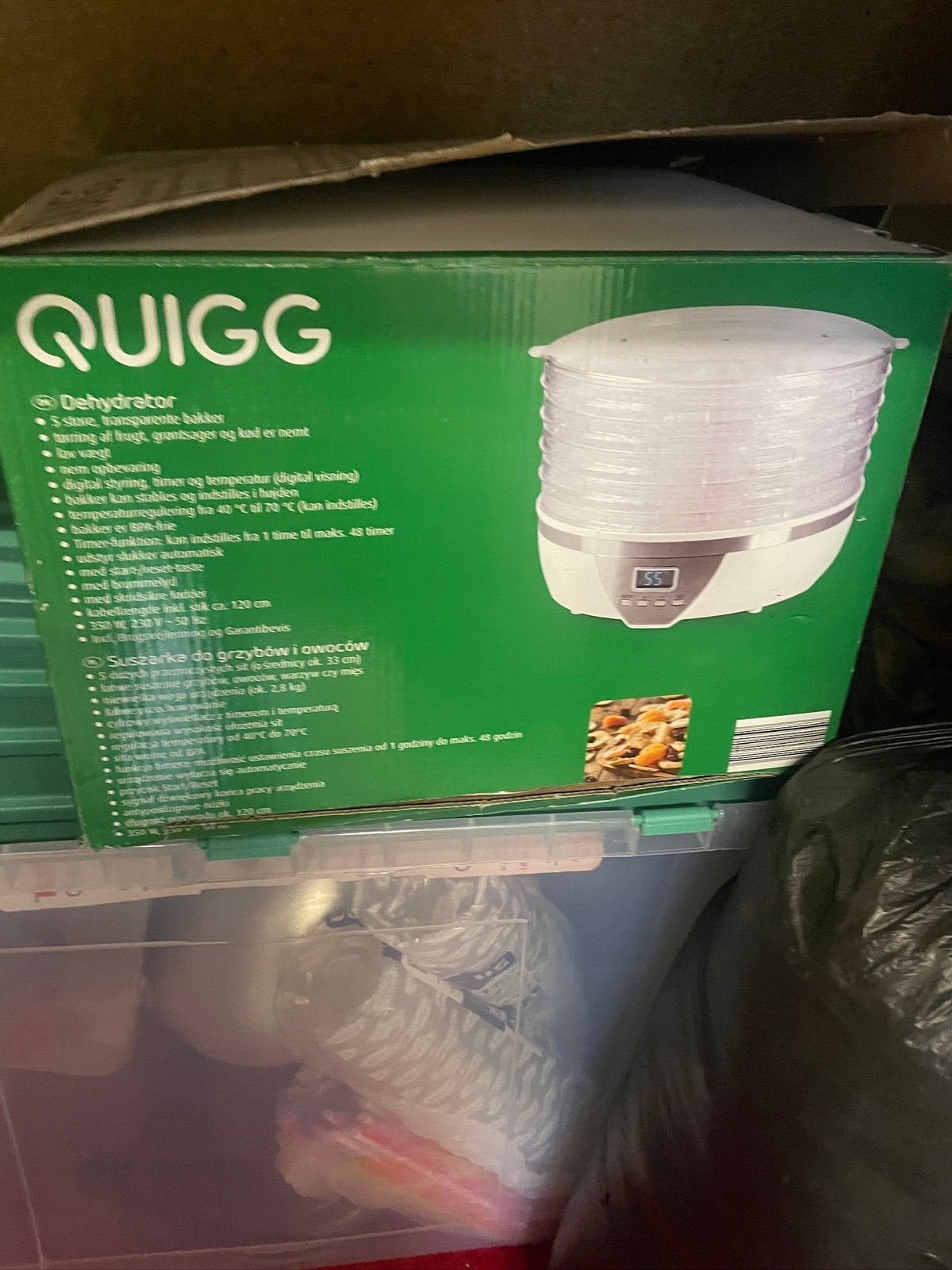 Quigg voedseldroger, Ophalen, Zo goed als nieuw, Overige