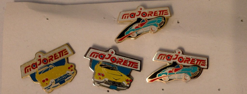 Majorette auto speelgoed reclame pins pin automobiel, Verzenden, Gebruikt, Transport