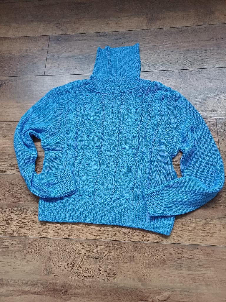 blauwe coltrui 36, Ophalen of Verzenden, Nieuw, Maat 36 (S), Blauw
