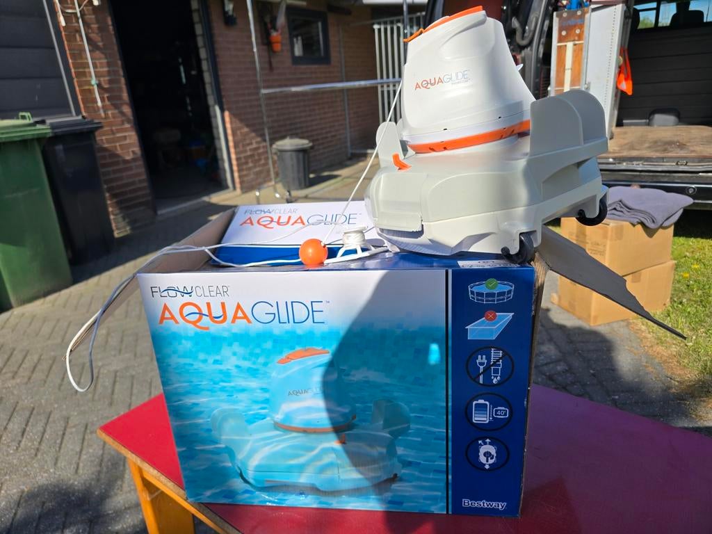 Bestway Flowclear AquaGlide Zwembadrobot, Minder dan 80 cm, Overige typen, Rond, Ophalen of Verzenden