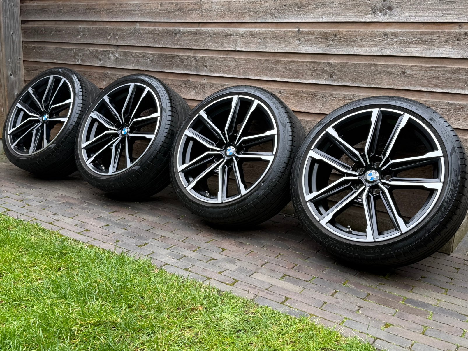 Orig BMW 3-serie Styling 797 M 19 inch velgen breedset, 19 inch, Gebruikt, 255 mm, Banden en Velgen