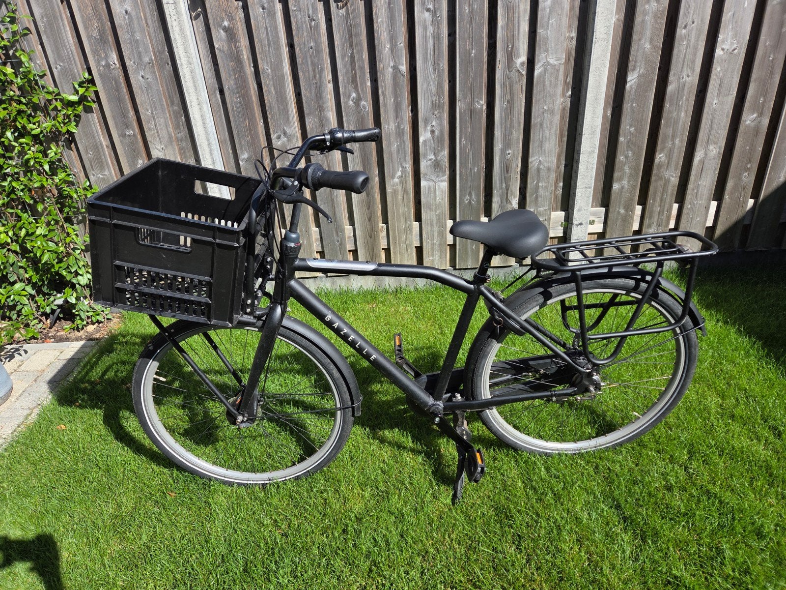 Gazelle heavy duty NL transportfiets zwart H49, Ophalen, Versnellingen, 49 tot 53 cm, Zo goed als nieuw