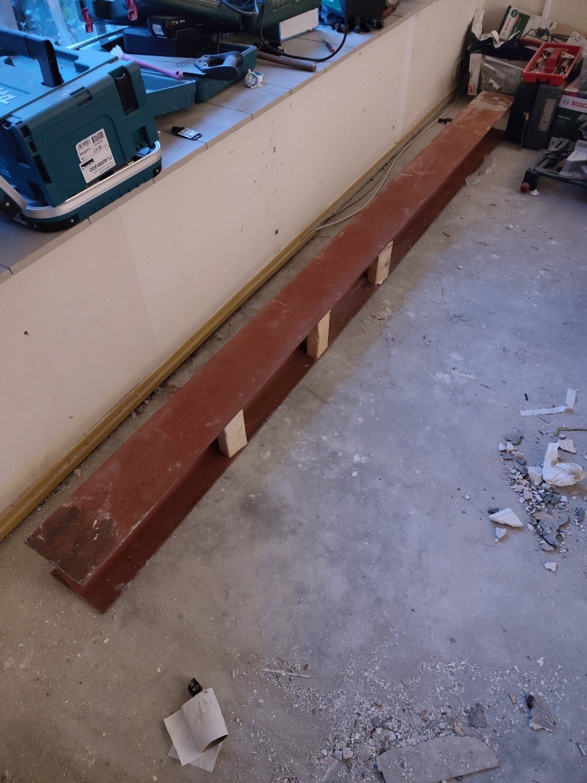 Stalen H balk, 18x18x290, Ophalen, Gebruikt, Overige metalen