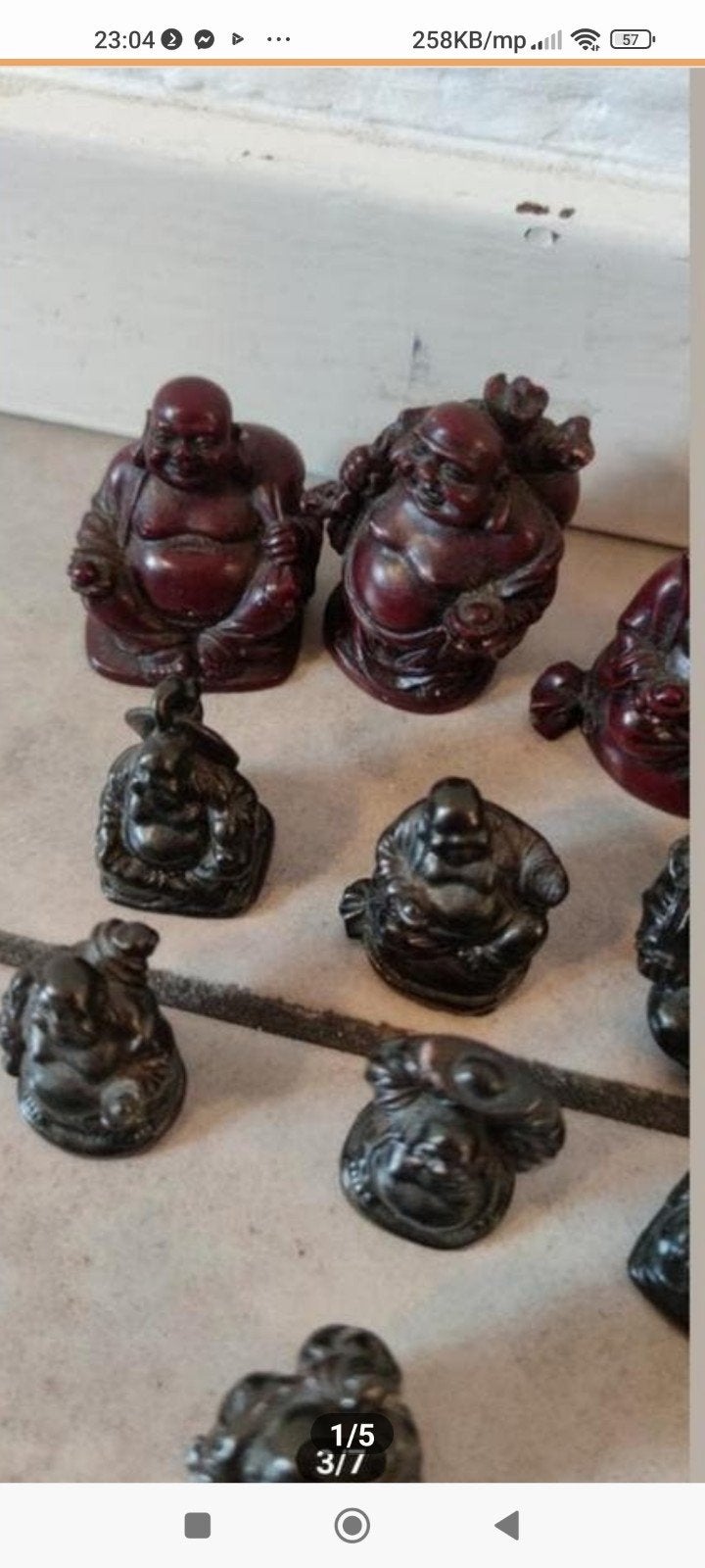 11 stuks Miniatoer Boeddha beltjes, Ophalen of Verzenden