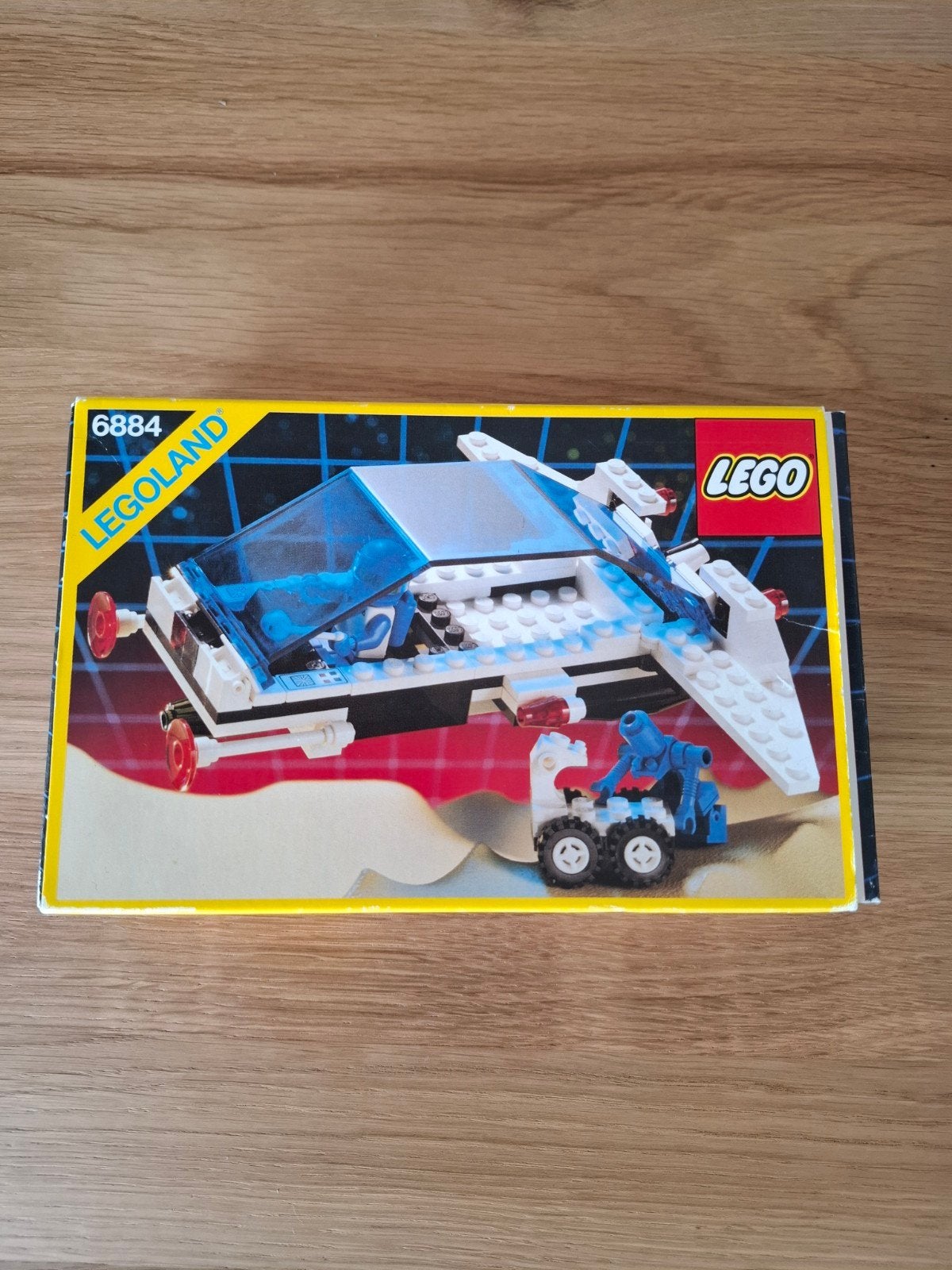 LEGO Legoland 6884 - Ruimtevoertuig met minifiguren met doos, Kinderen en Baby's, Gebruikt, Inclusief instructies, Lego, Ophalen of Verzenden