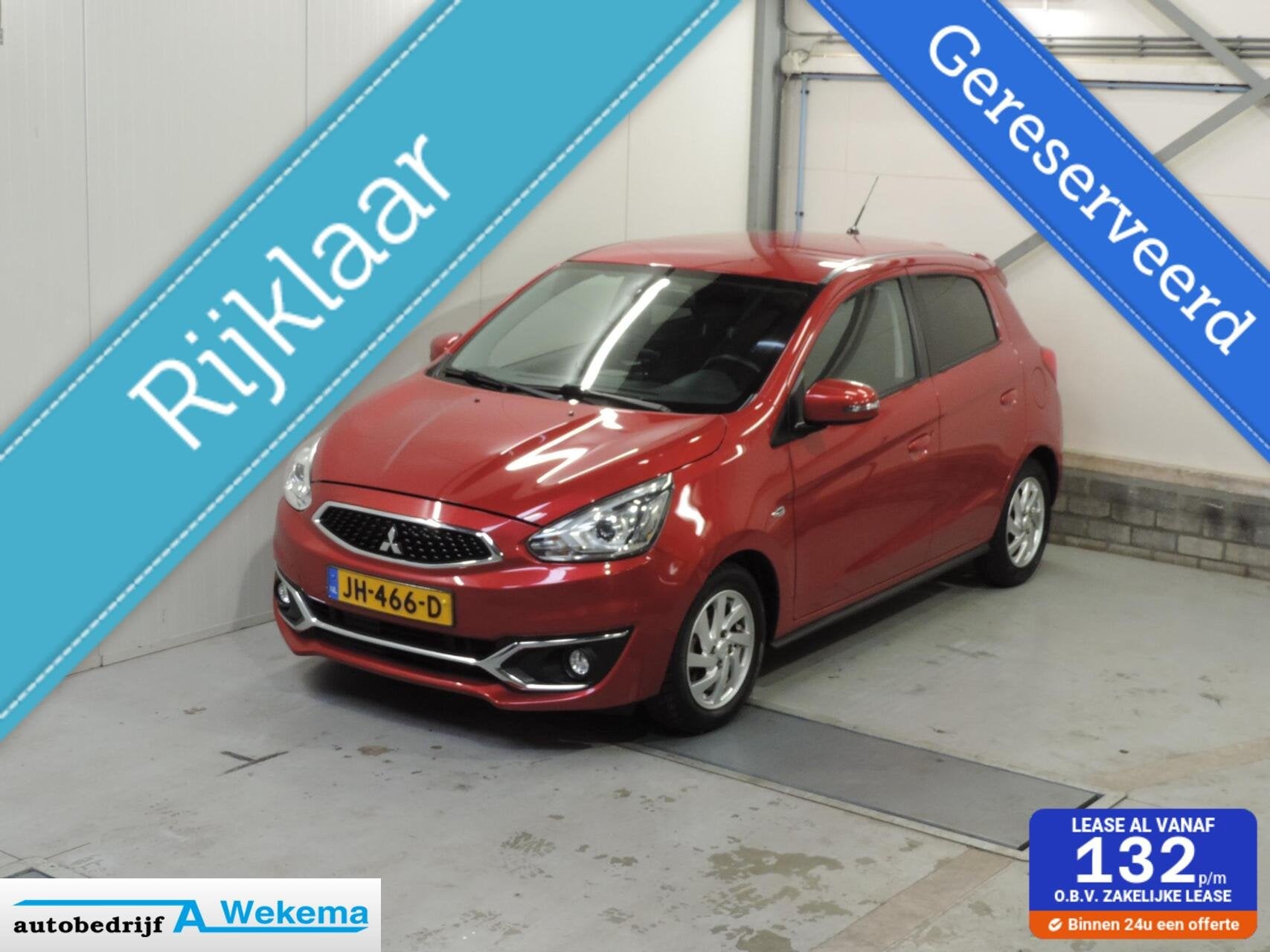 Mitsubishi Space Star 1.0 Intense+ LMV , Stuurbediening, Gebruikt, Euro 6, Origineel Nederlands, Handgeschakeld