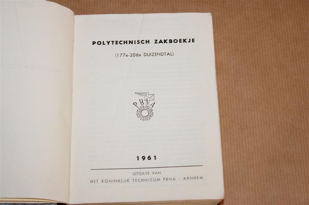 Polytechnisch Zakboekje — PBNA [Vintage 1961], Ophalen of Verzenden, Gelezen, Van Dale