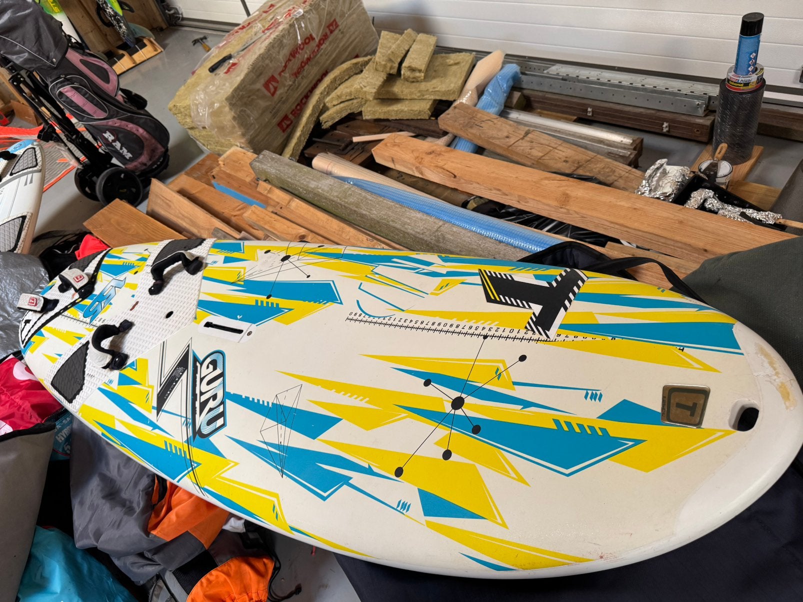 Windsurfboard Tabou Guru 155L, Watersport en Boten, Ophalen, Zo goed als nieuw, Plank