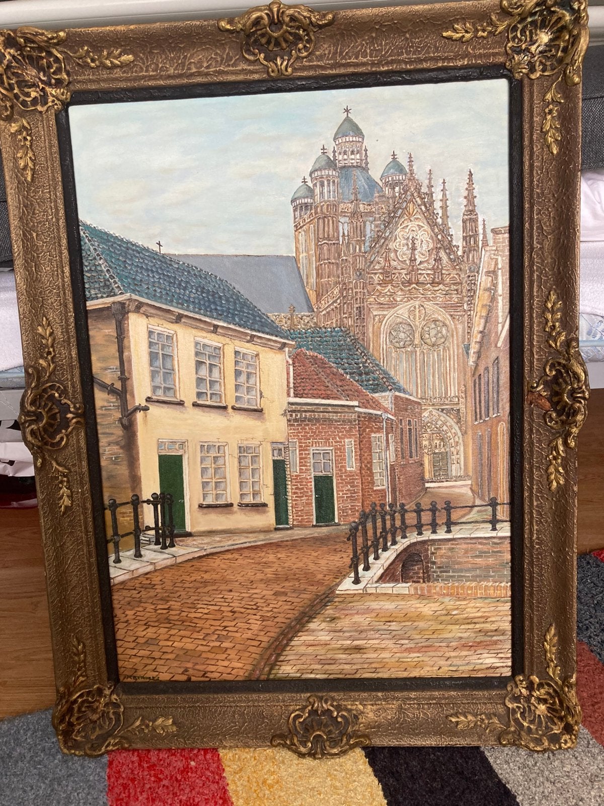 Schilderij van Den Bosch, Antiek en Kunst, Ophalen