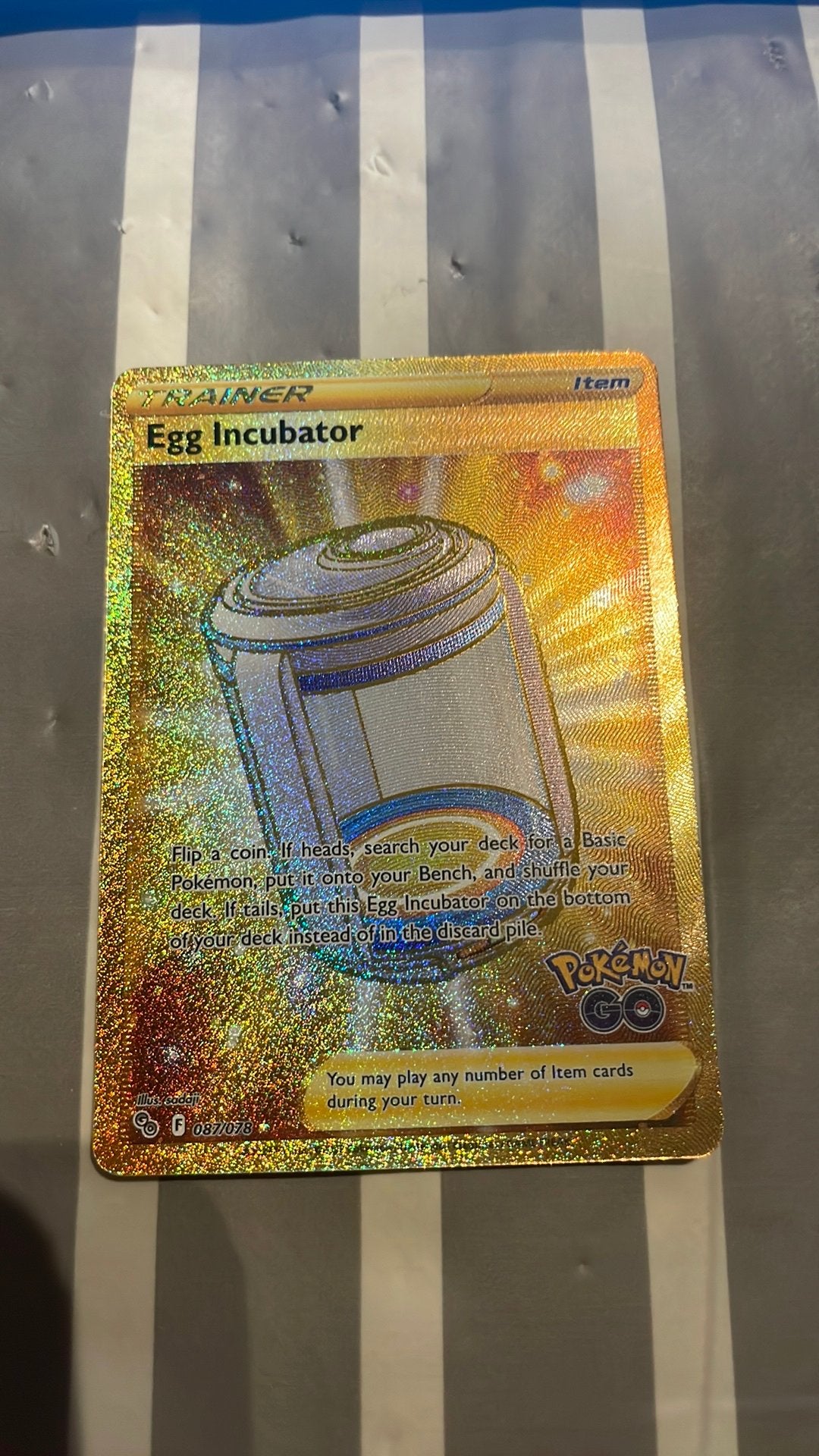 Egg incubator pokemon go 087, Ophalen of Verzenden, Nieuw, Losse kaart, Foil