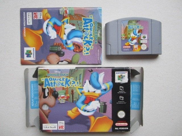 Donald Duck N64 Nintendo 64, Spelcomputers en Games, Gebruikt, 1 speler, Ophalen of Verzenden, Vanaf 3 jaar