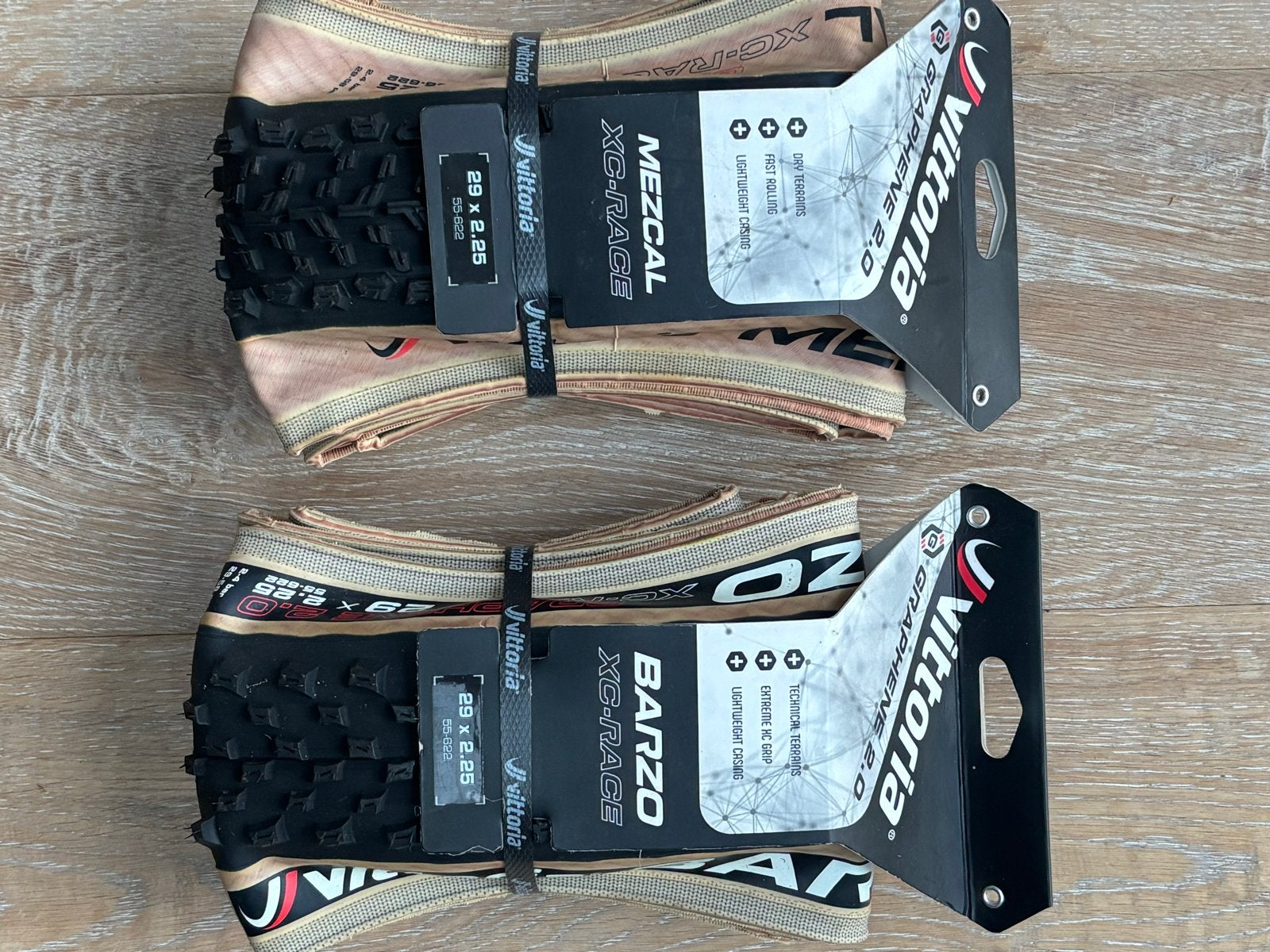 Nieuwe Vittoria Barzo & Mezcal XC-RACE 29x2.25 banden, Band, Nieuw, Ophalen of Verzenden, Mountainbike