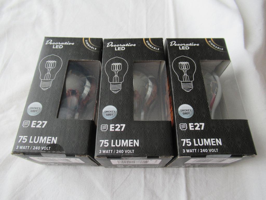 lampen led decorative dimbaar, Ophalen of Verzenden, Nieuw, E27 (groot), Led-lamp