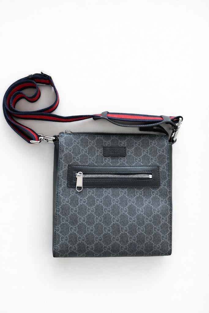 Gucci messenger bag, Sieraden, Tassen en Uiterlijk, Tassen | Schoudertassen, Ophalen of Verzenden, Zo goed als nieuw, Zwart