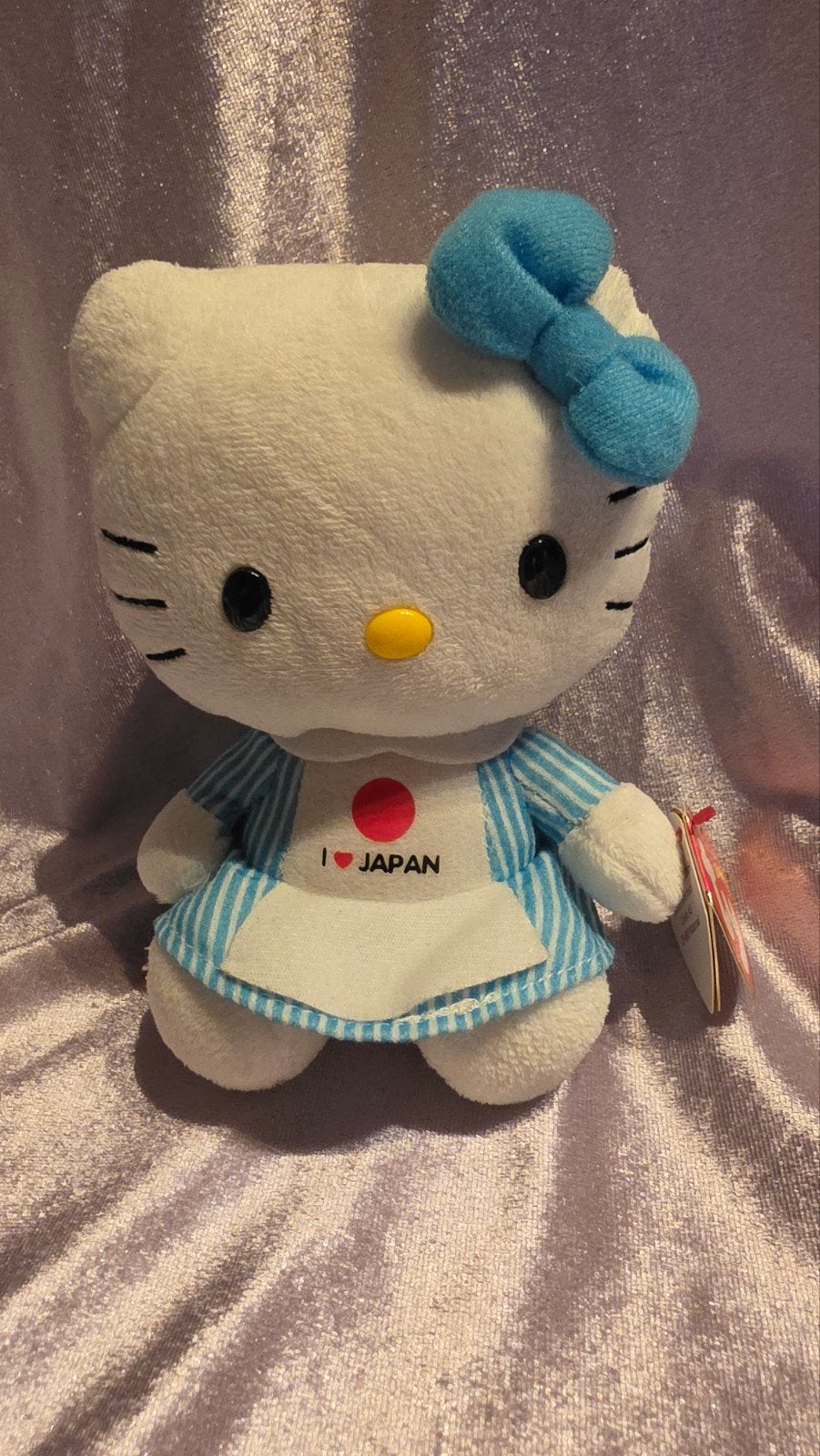 Hello Kitty Knuffel - I heart Japan - The Beanie Babies, Nieuw, Ophalen of Verzenden, Met label, Kat